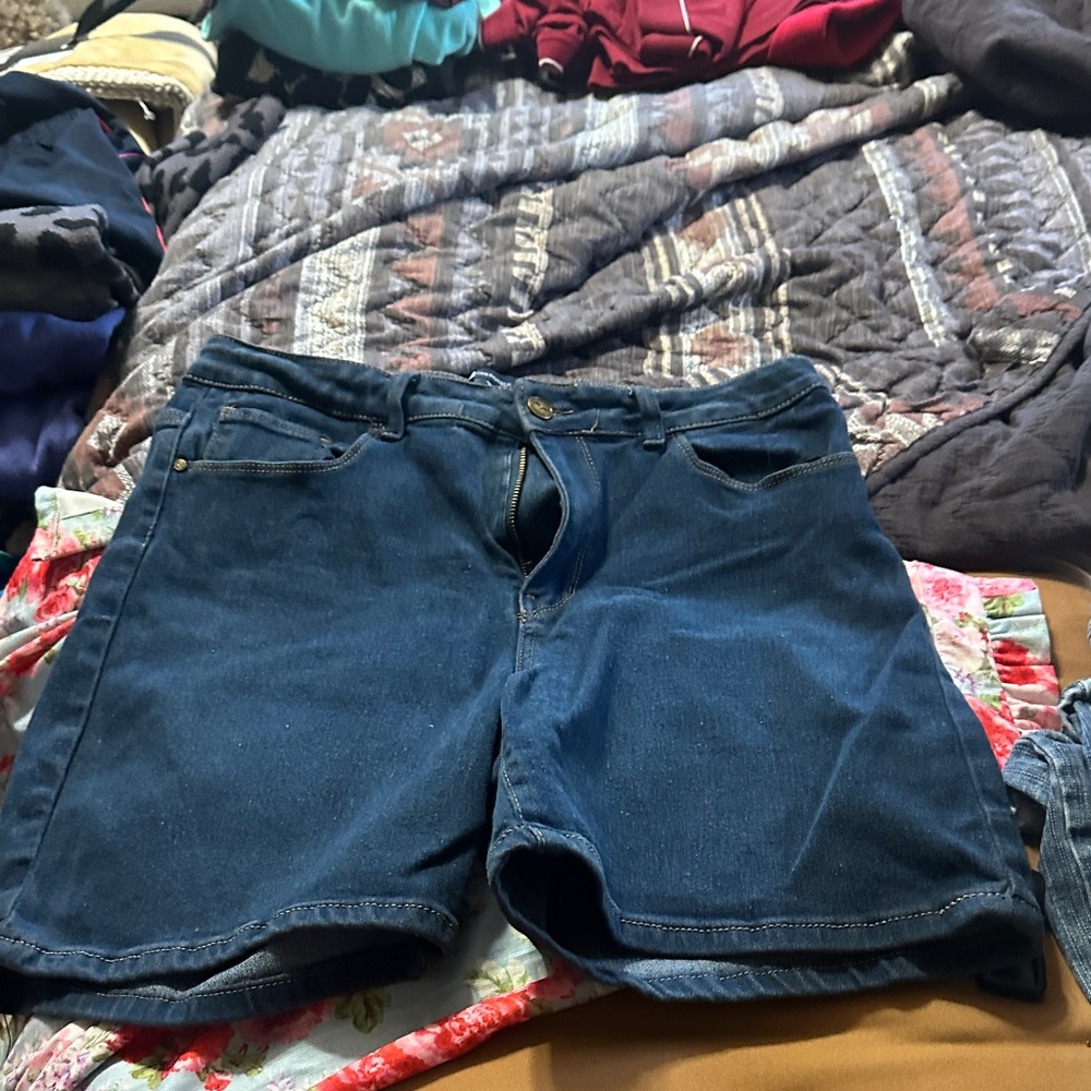 Classic Blue Jean Shorts for Women